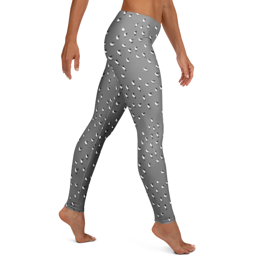 Silver Wings on Leggings — Right