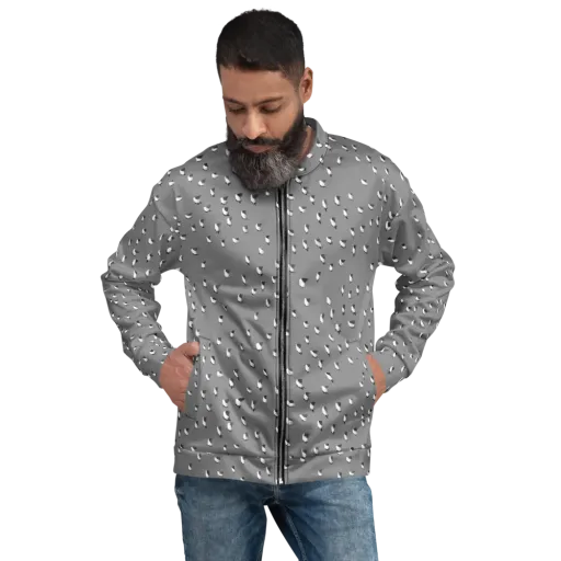 Silver Wings on a Bomber Jacket
