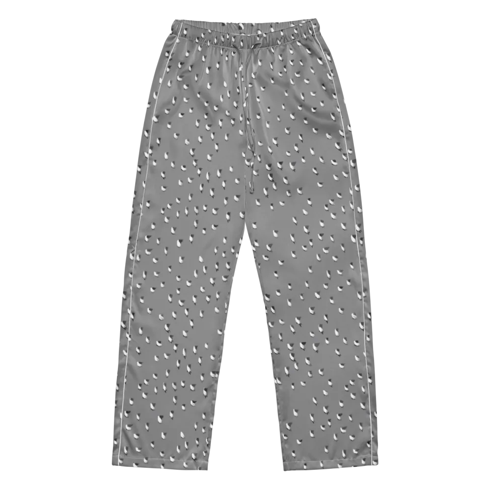 Silver Wings on Women's Pajama Pants — Front