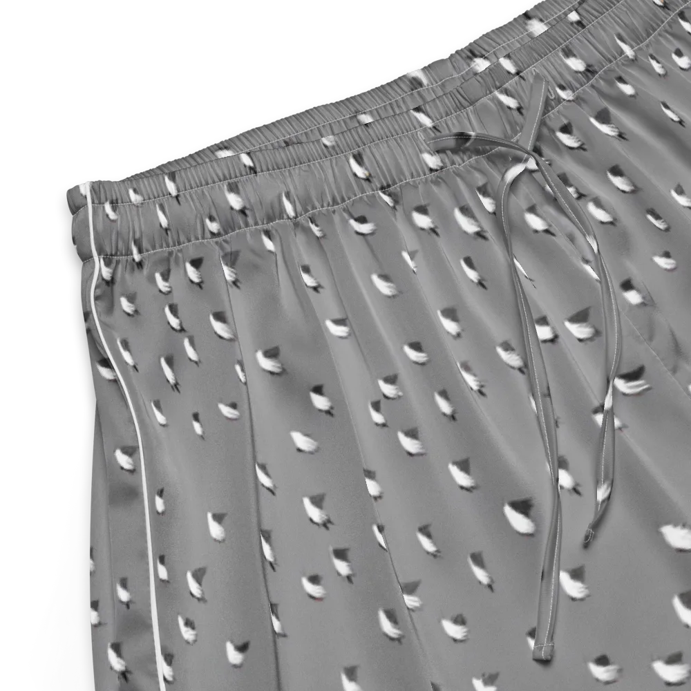 Silver Wings on Women's Pajama Shorts — Product details