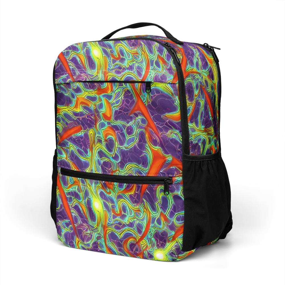Plasma Maze on Utility Backpack — Left Front