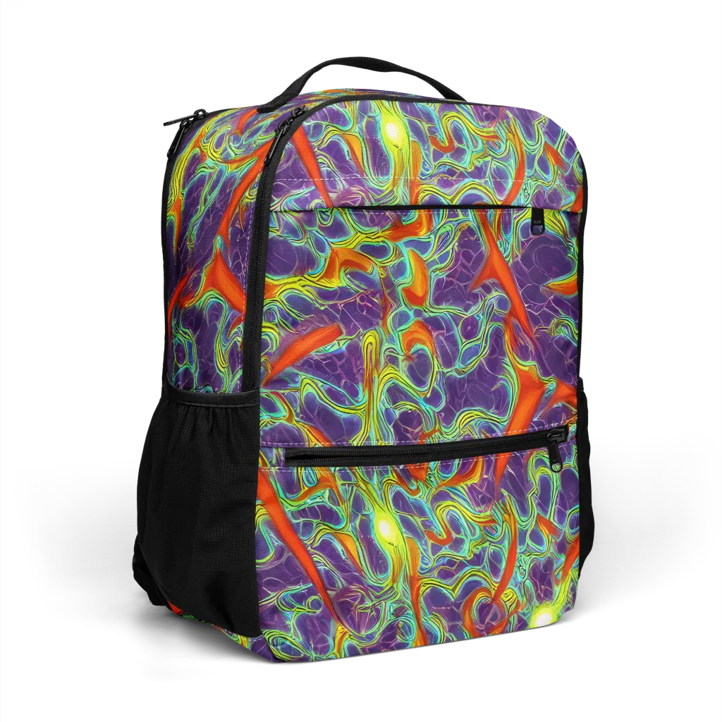 Plasma Maze on Utility Backpack — Right Front