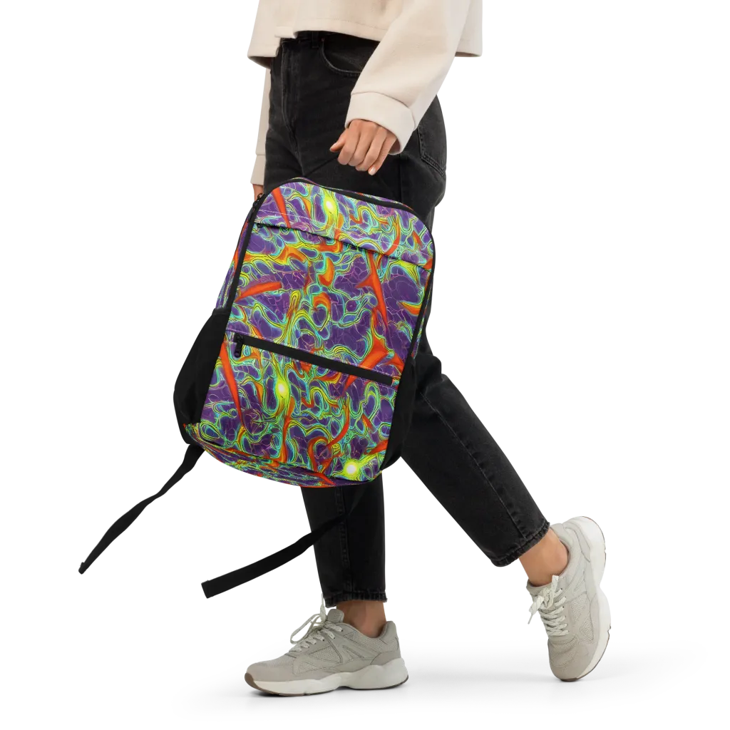 Plasma Maze on Utility Backpack — Front