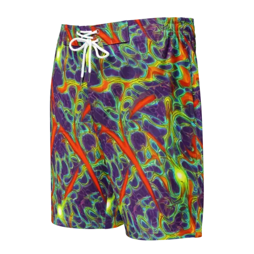 Plasma Maze on a Men's Board Shorts