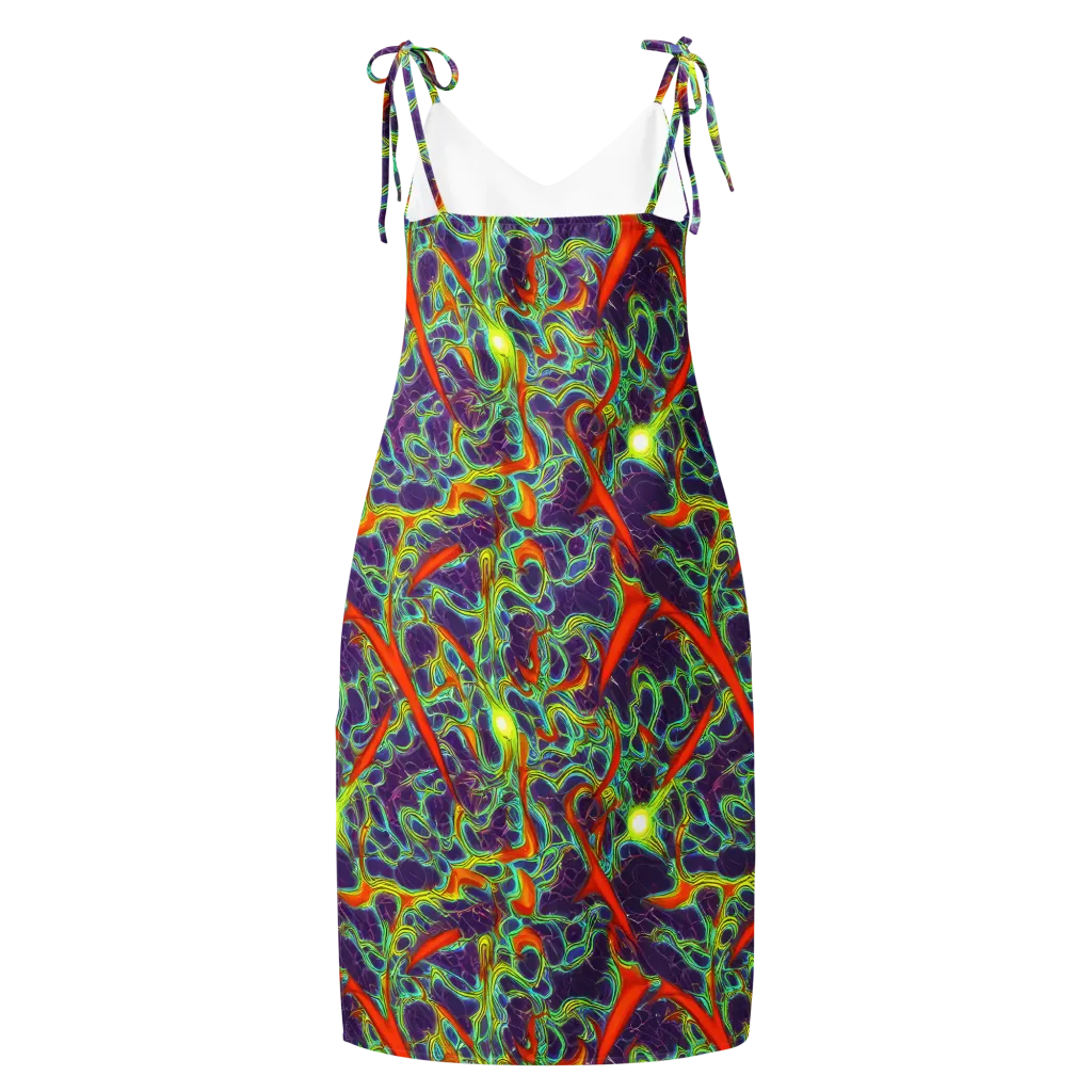 Plasma Maze on Slip Dress — Back