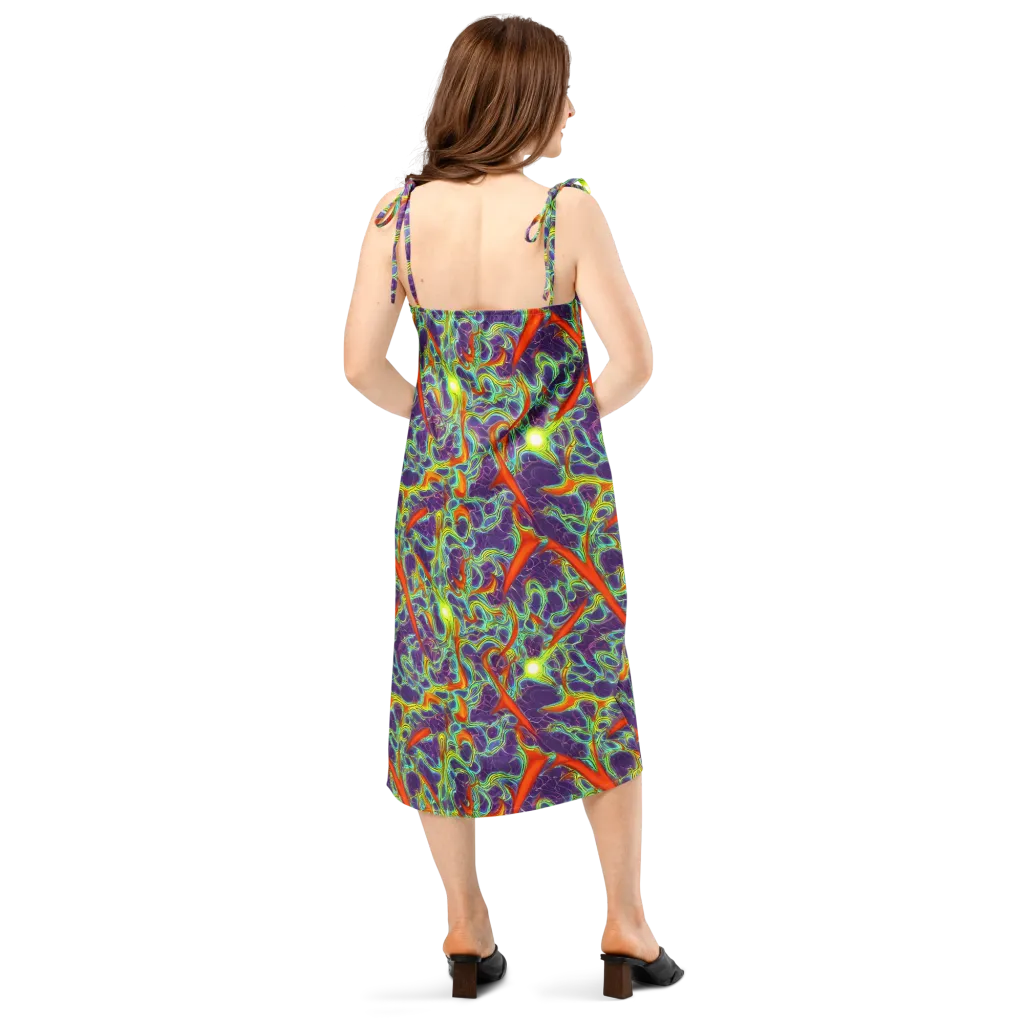 Plasma Maze on Slip Dress — Back