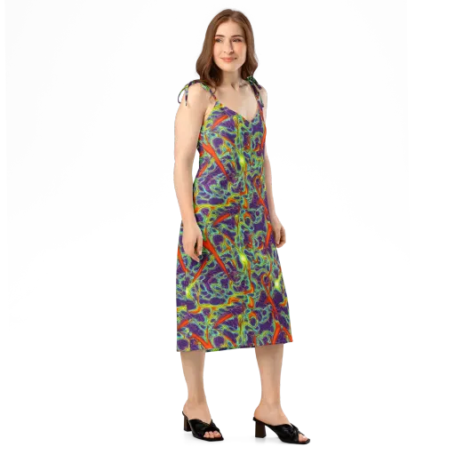 Plasma Maze on a Slip Dress