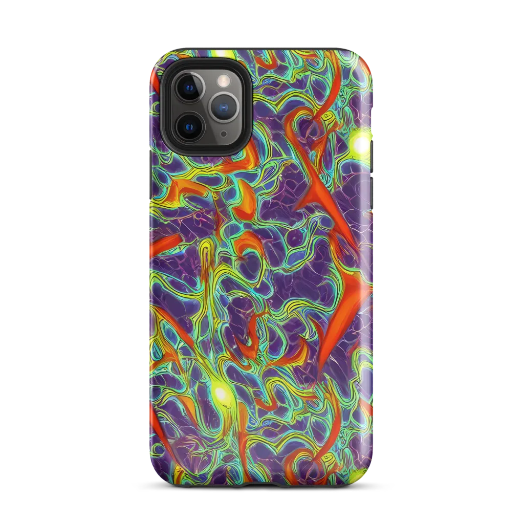 Plasma Maze on Tough Case for iPhone® — Front