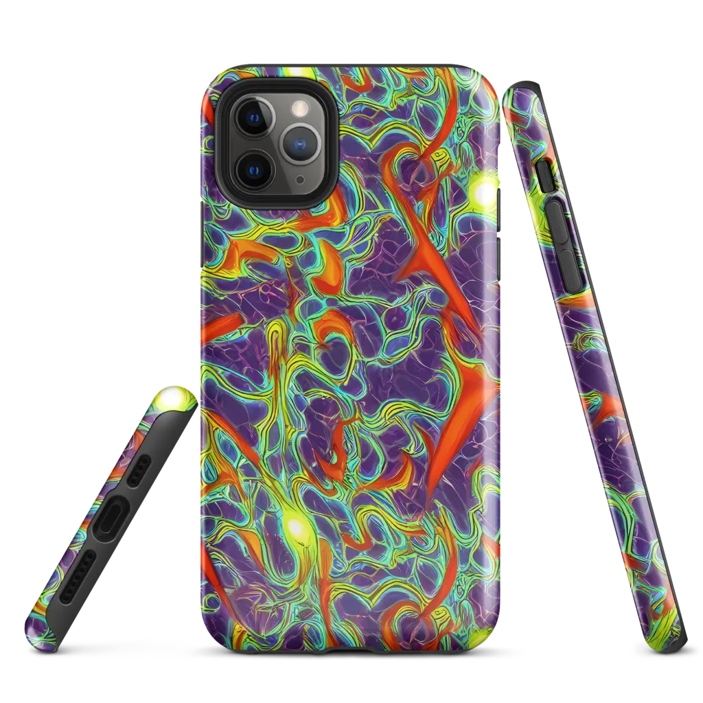 Plasma Maze on Tough Case for iPhone® — Front