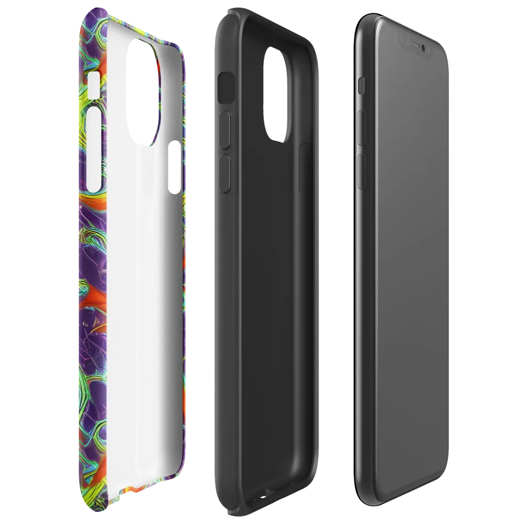 Plasma Maze on Tough Case for iPhone® — Right