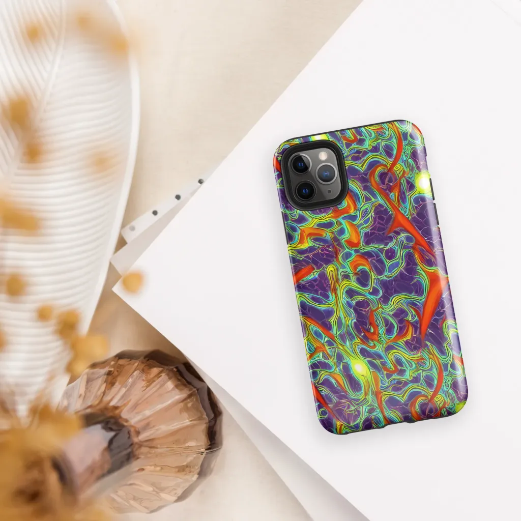 Plasma Maze on Tough Case for iPhone® — Front
