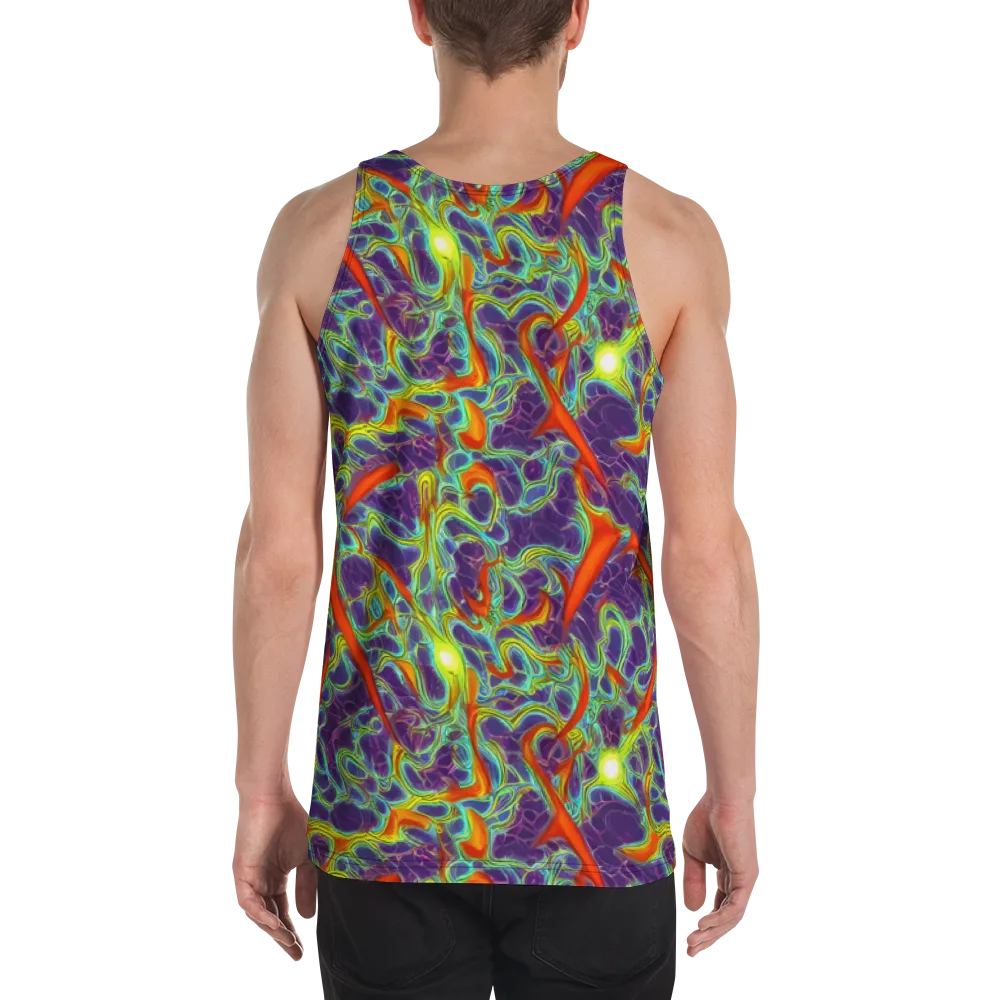 Plasma Maze on Men's Tank Top — Back