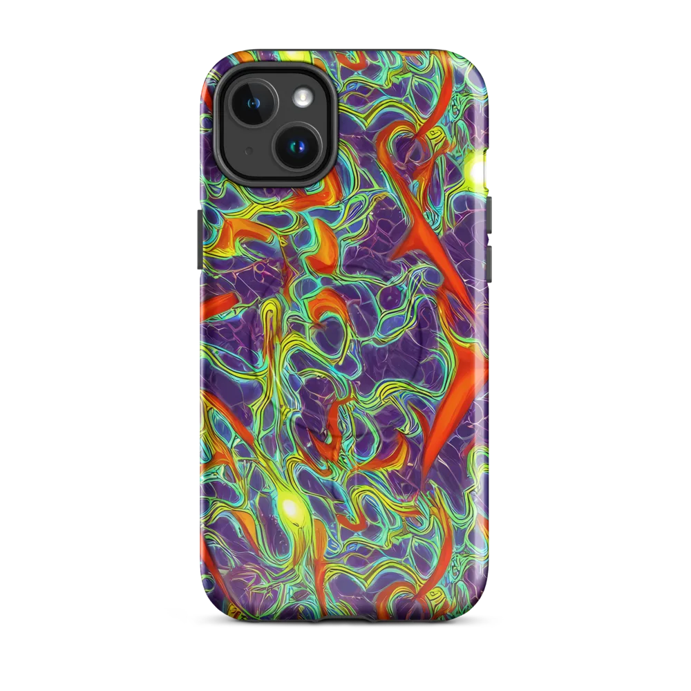 Plasma Maze on MagSafe Tough Case for iPhone® — Front