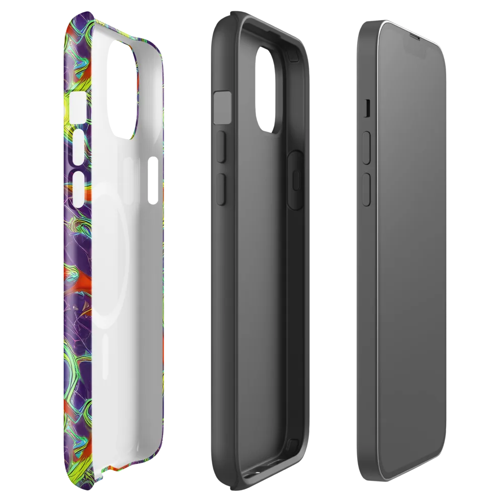 Plasma Maze on MagSafe Tough Case for iPhone® — Front