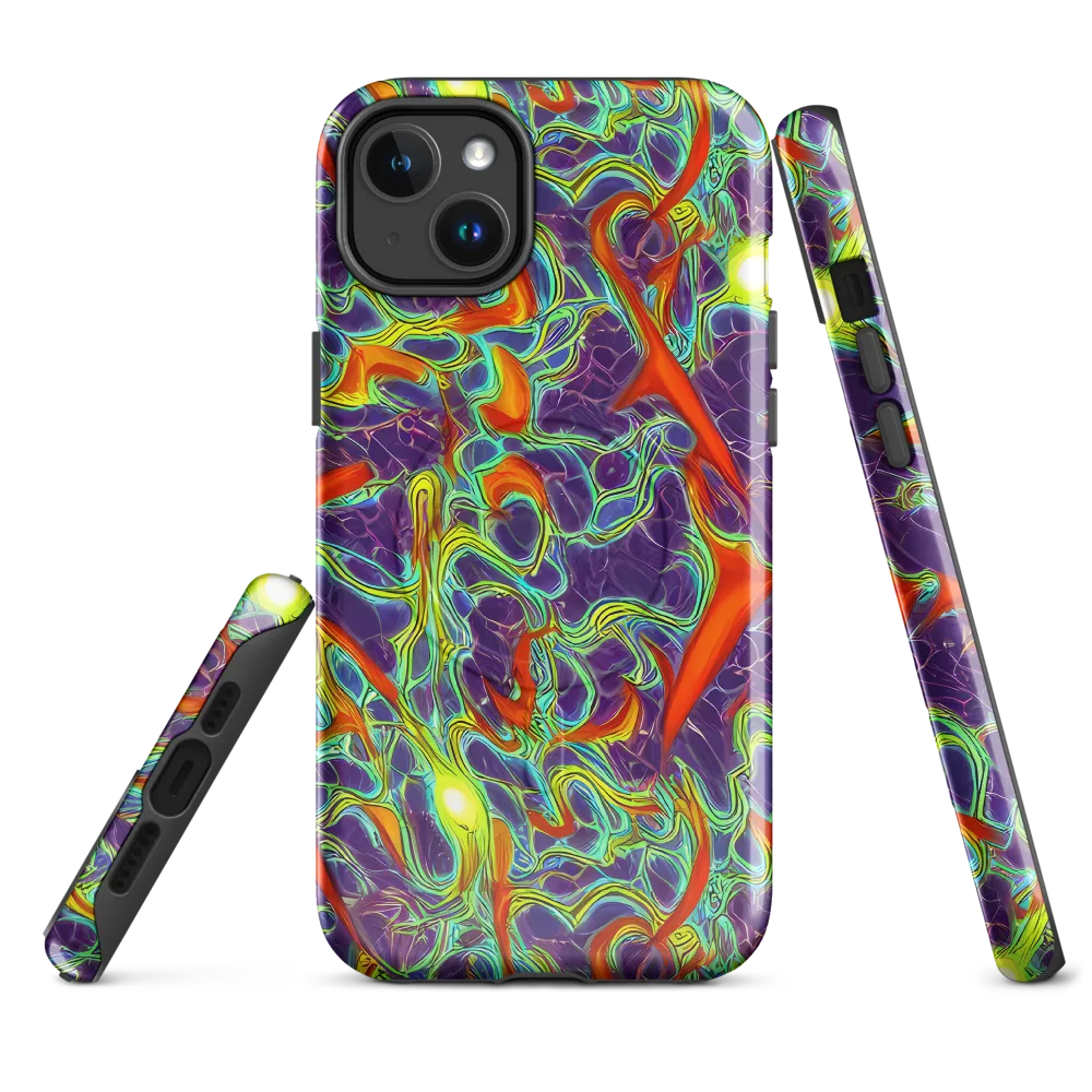 Plasma Maze on MagSafe Tough Case for iPhone® — Front