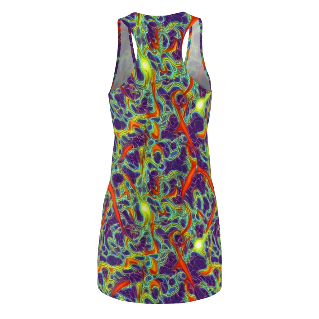 Plasma Maze on Racerback Dress — Back