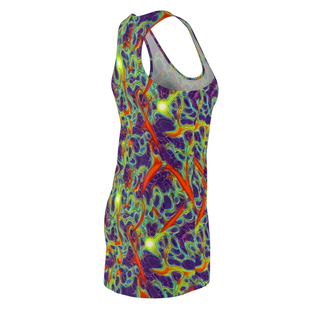 Plasma Maze on Racerback Dress — Back Side