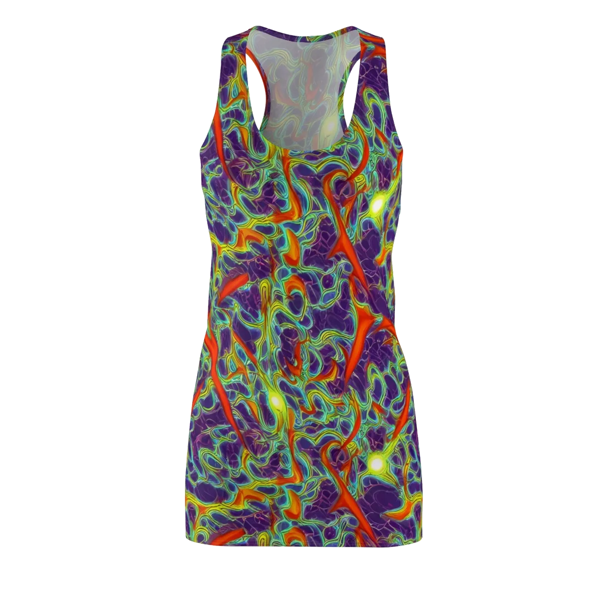 Plasma Maze on Racerback Dress — Front