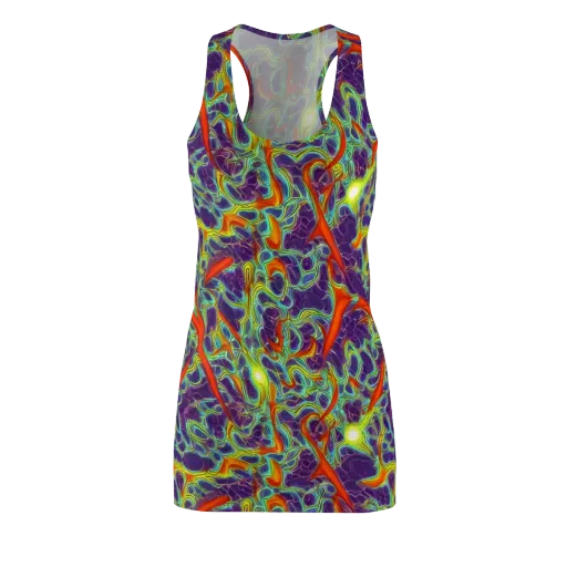 Plasma Maze on a Racerback Dress