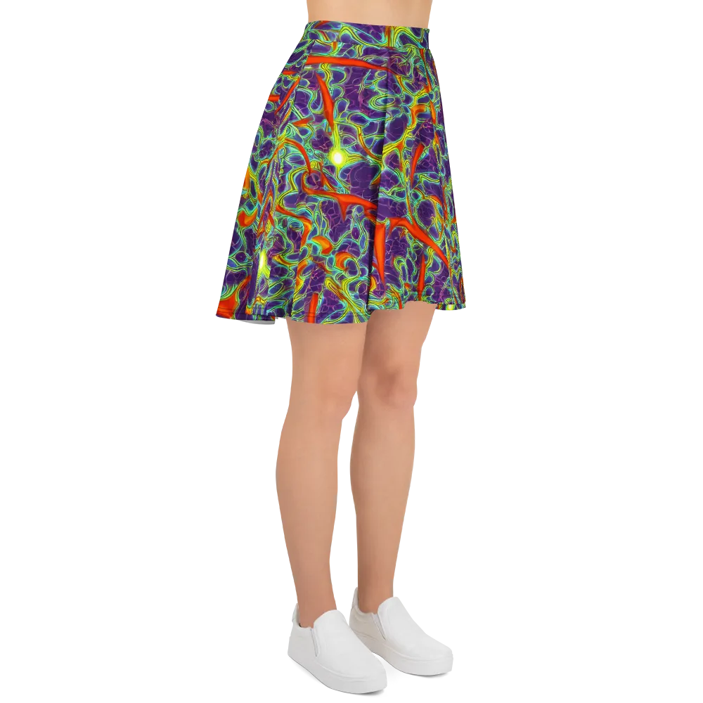 Plasma Maze on Skater Skirt — Right