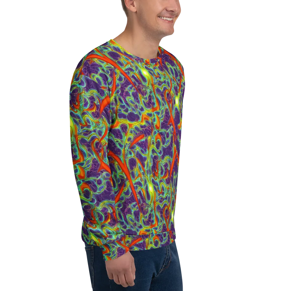 Plasma Maze on Sweatshirt — Right Front