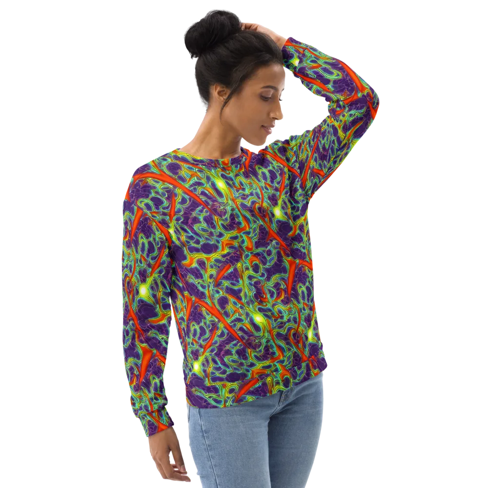 Plasma Maze on Sweatshirt — Right Front