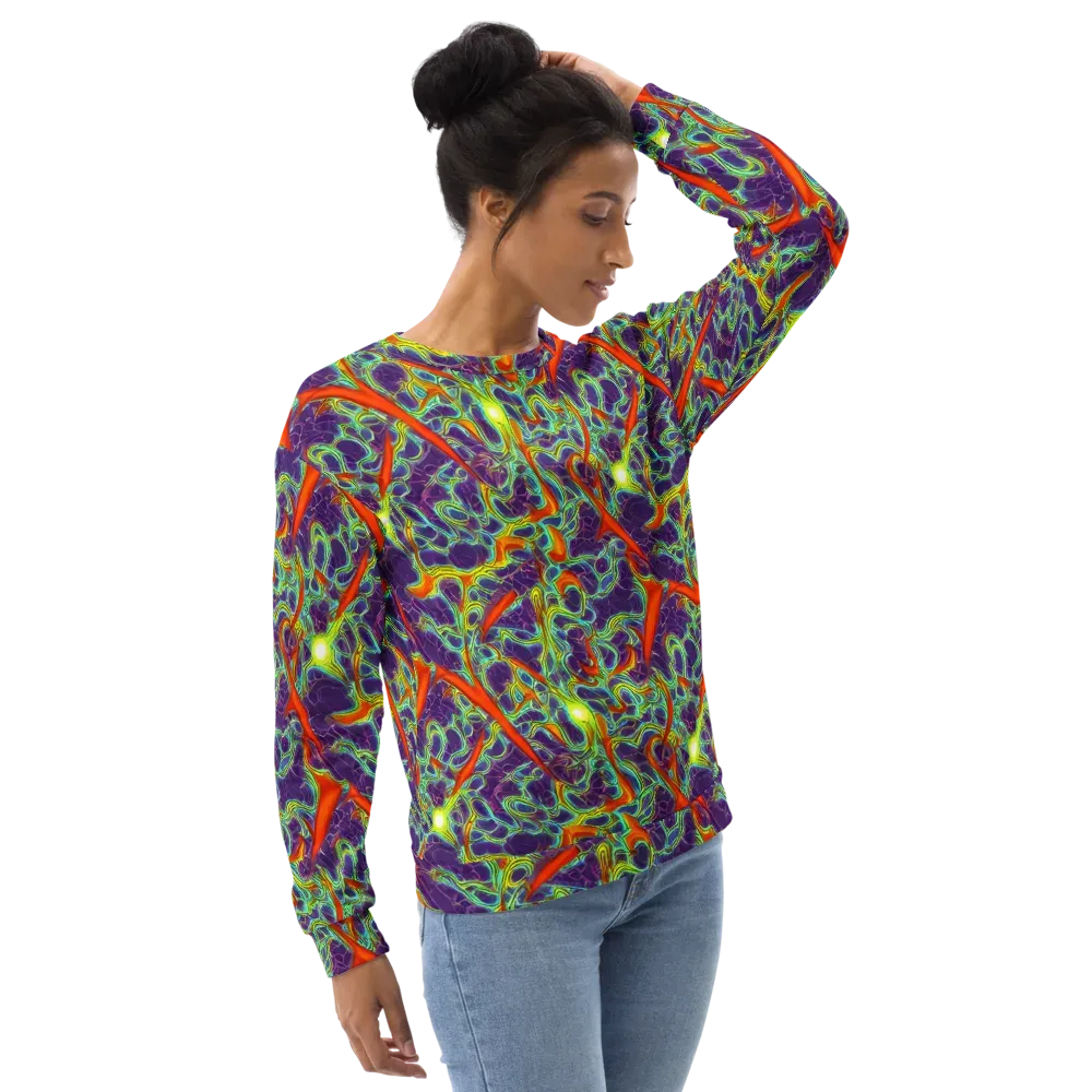 Plasma Maze on Sweatshirt — Right Front