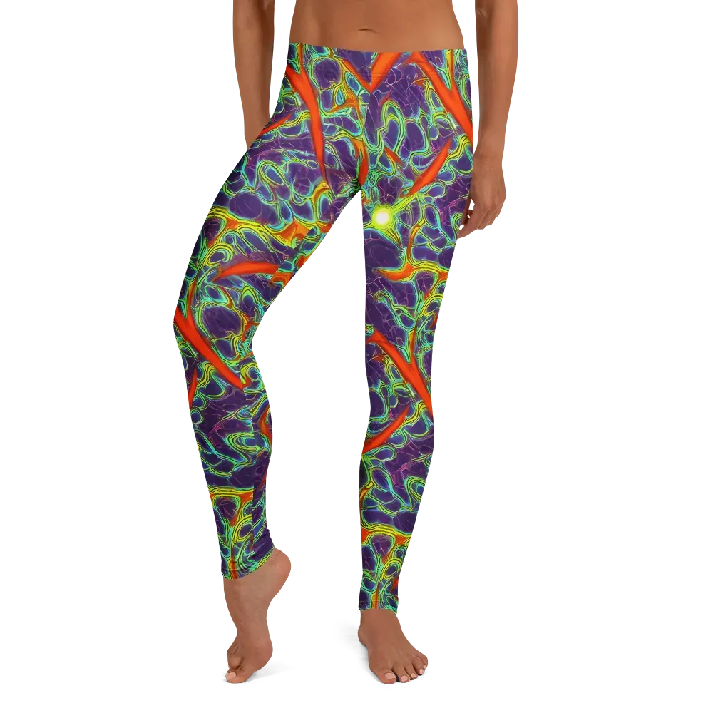 Plasma Maze on Leggings — Front