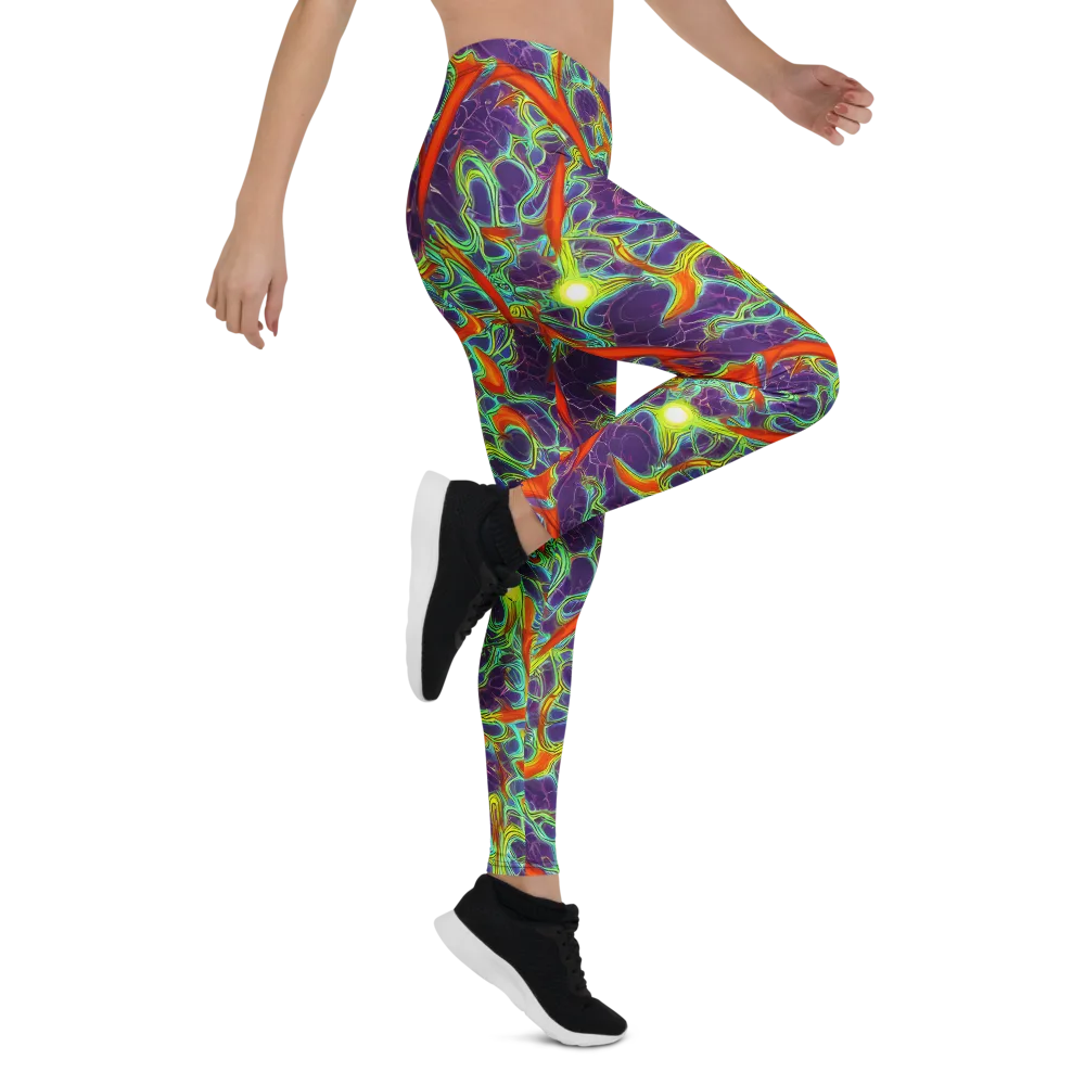 Plasma Maze on Leggings — Right