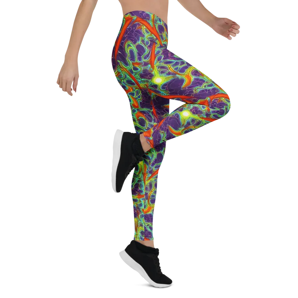 Plasma Maze on Leggings — Right