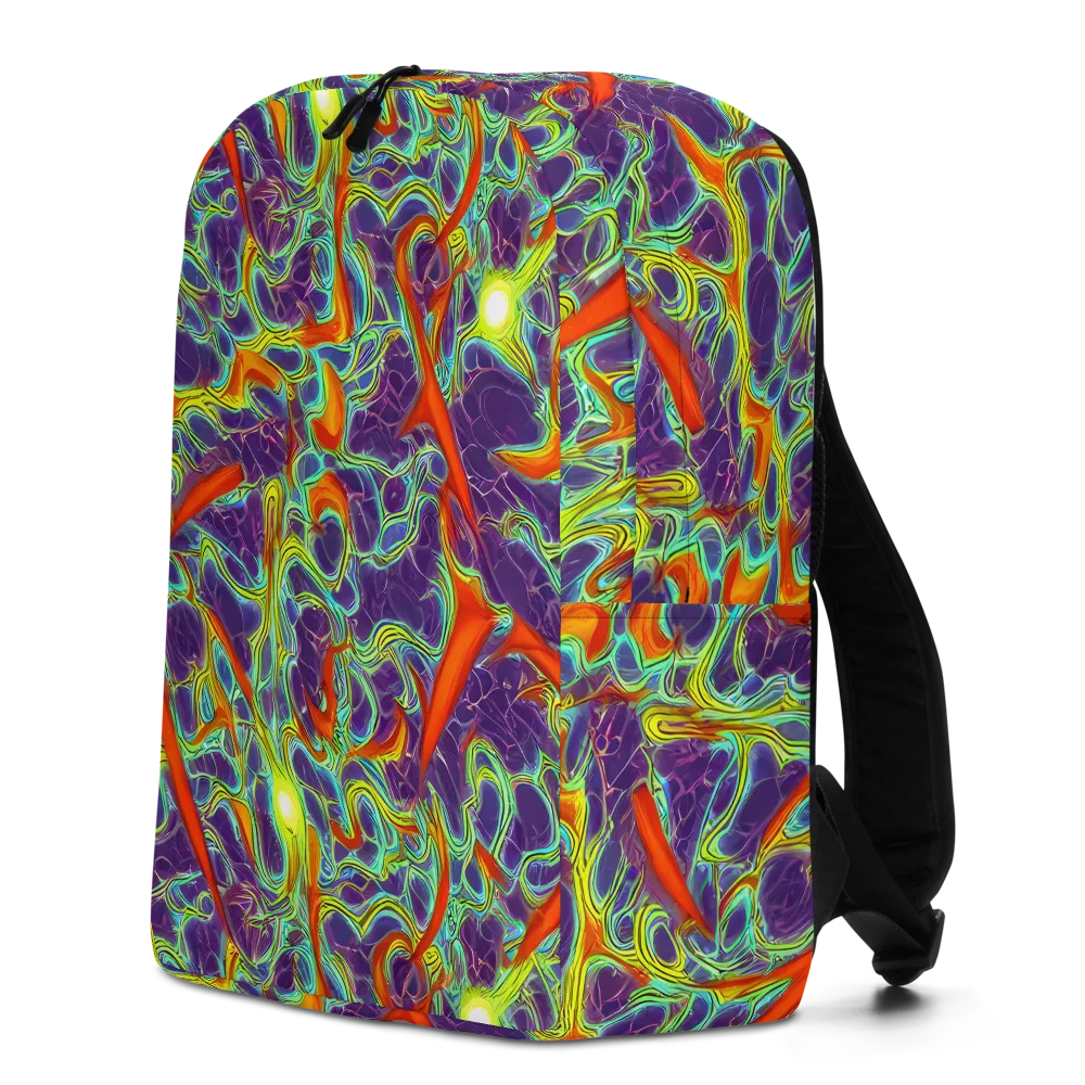 Plasma Maze on Minimalist Backpack — Left