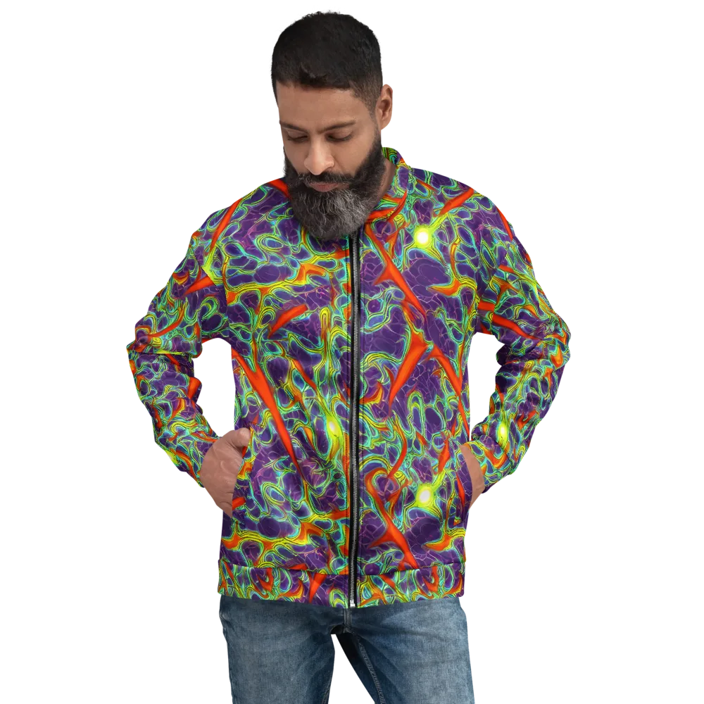 Plasma Maze on Bomber Jacket — Front