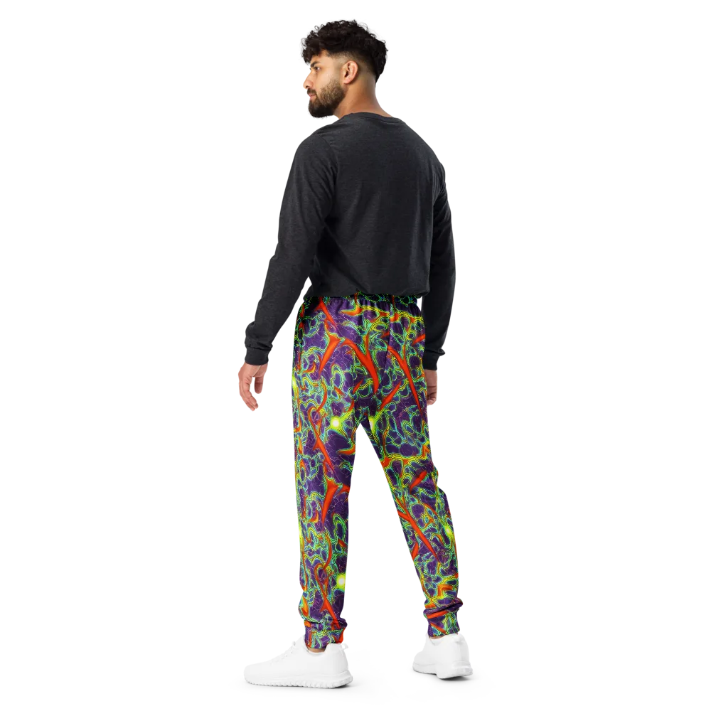 Plasma Maze on Men's Joggers — Back