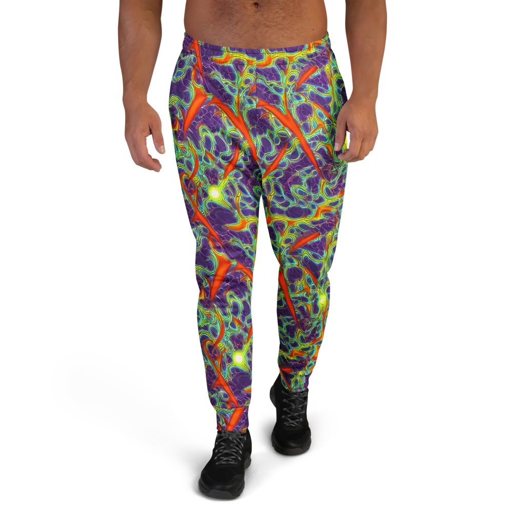 Plasma Maze on Men's Joggers — Front