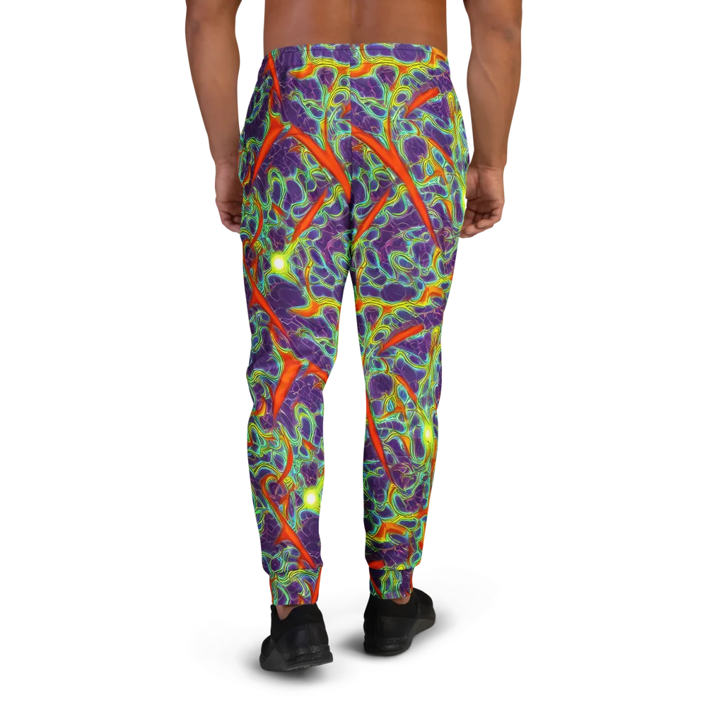 Plasma Maze on Men's Joggers — Back