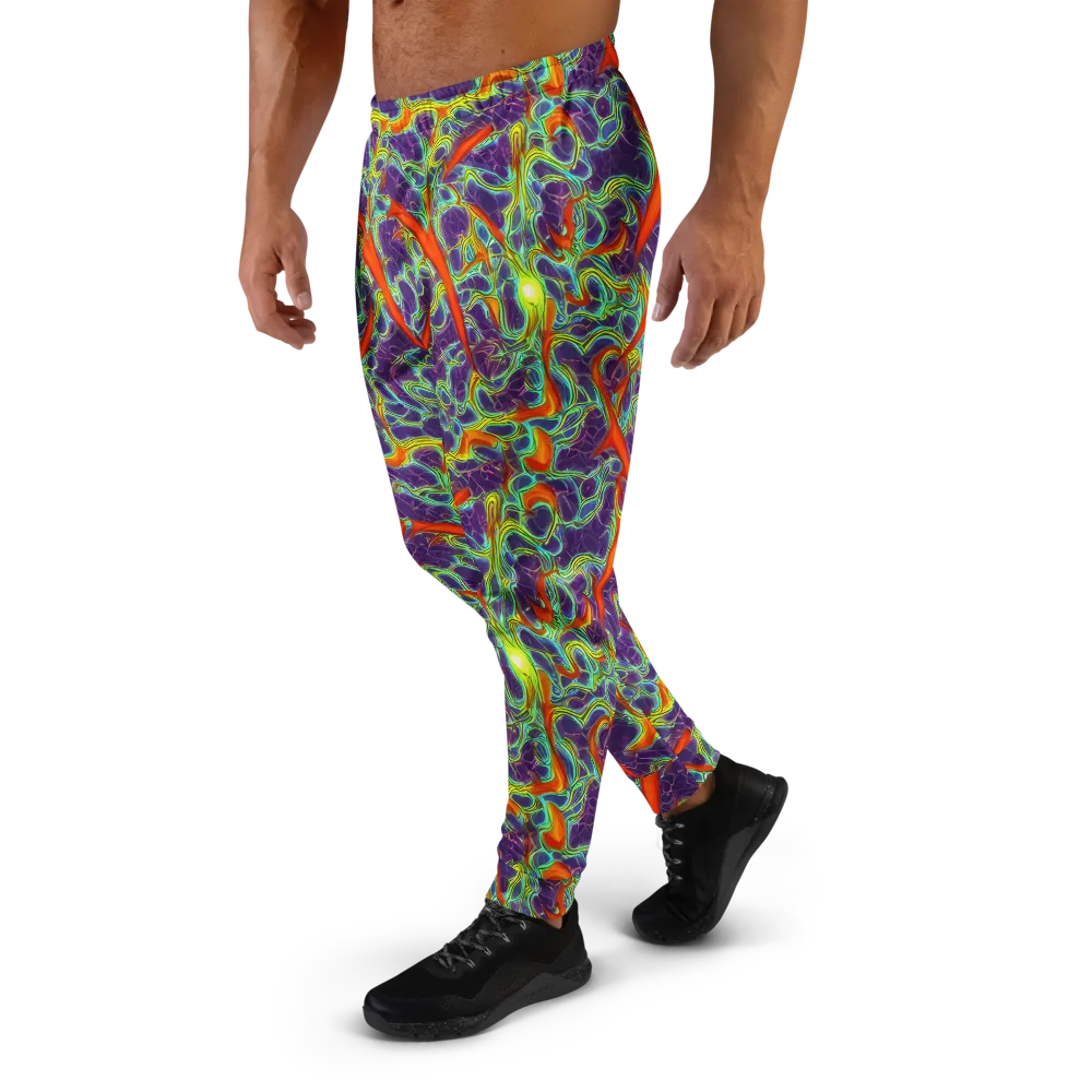 Plasma Maze on Men's Joggers — Left