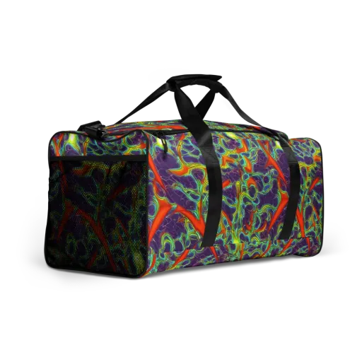 Plasma Maze on a Duffle Bag