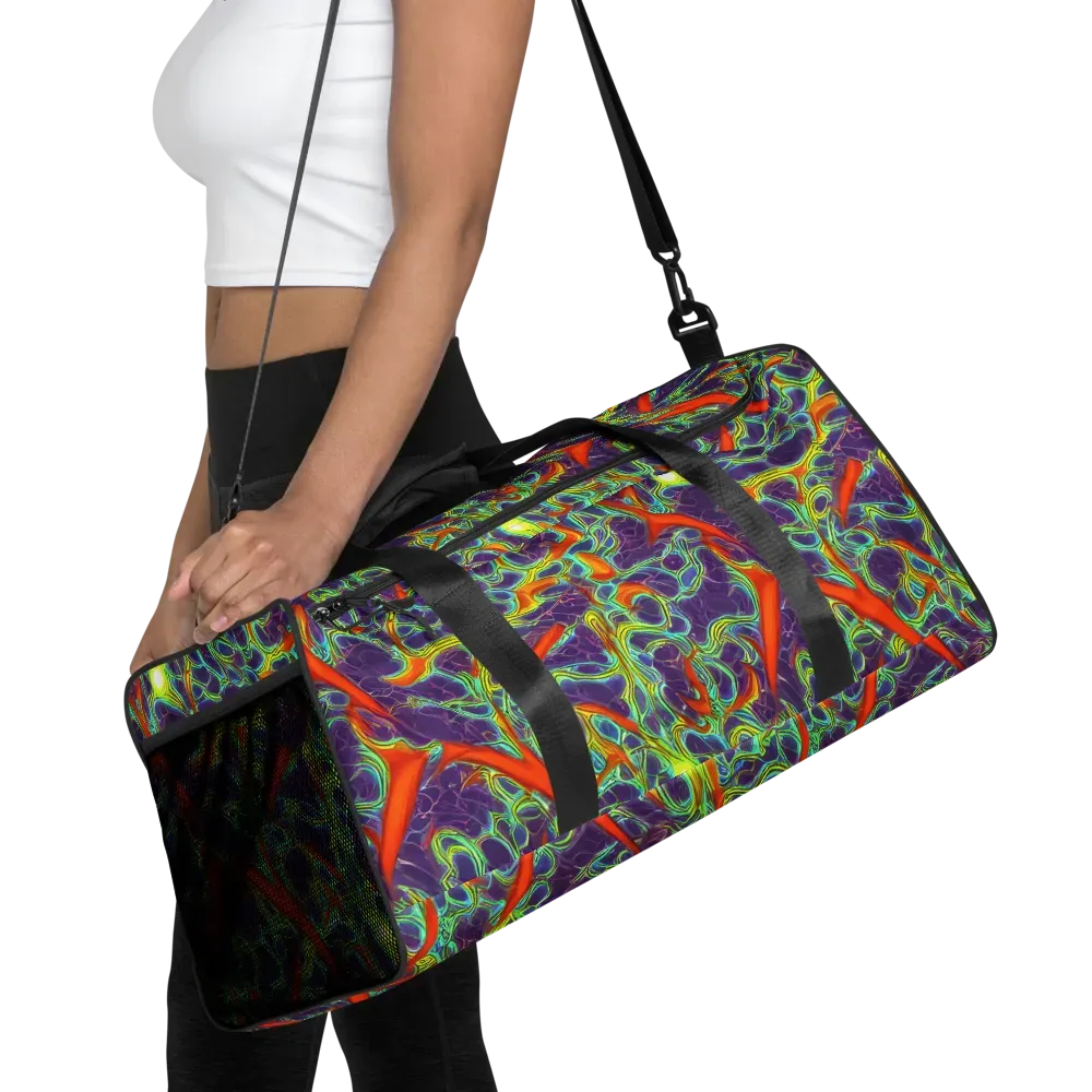 Plasma Maze on Duffle Bag — Front