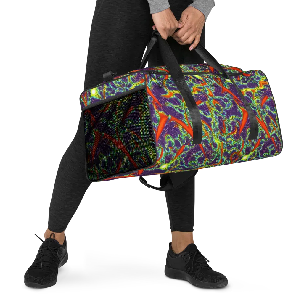 Plasma Maze on Duffle Bag — Right Front