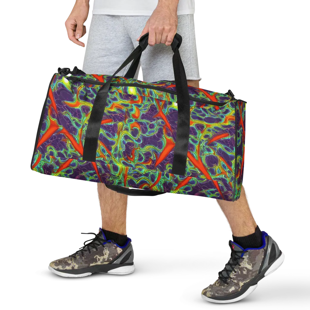 Plasma Maze on Duffle Bag — Front