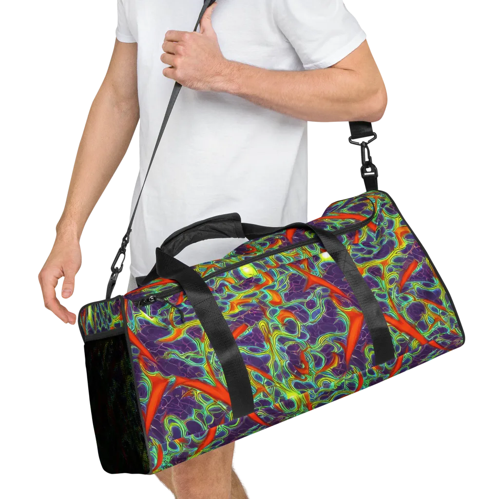 Plasma Maze on Duffle Bag — Right Front