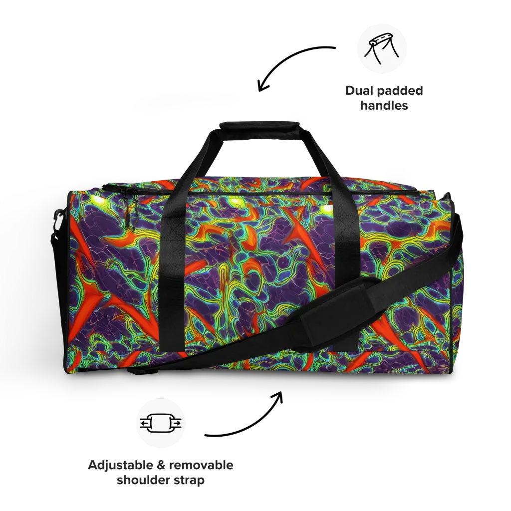 Plasma Maze on Duffle Bag — Front