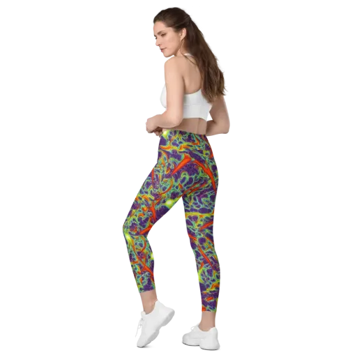 Plasma Maze on a Leggings with Pockets
