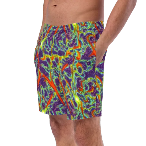 Plasma Maze on a Swim Trunks