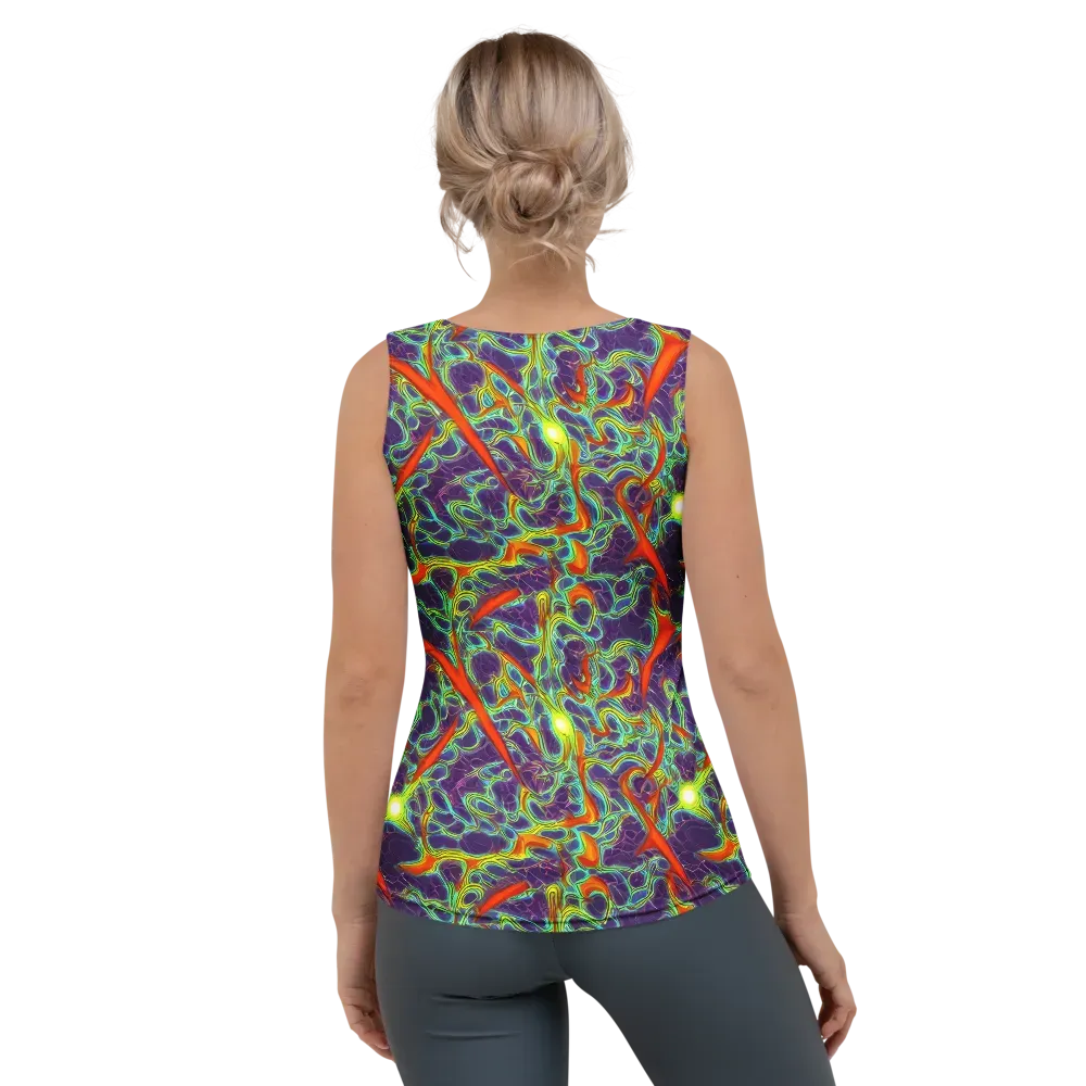 Plasma Maze on Women's Tank Top — Back