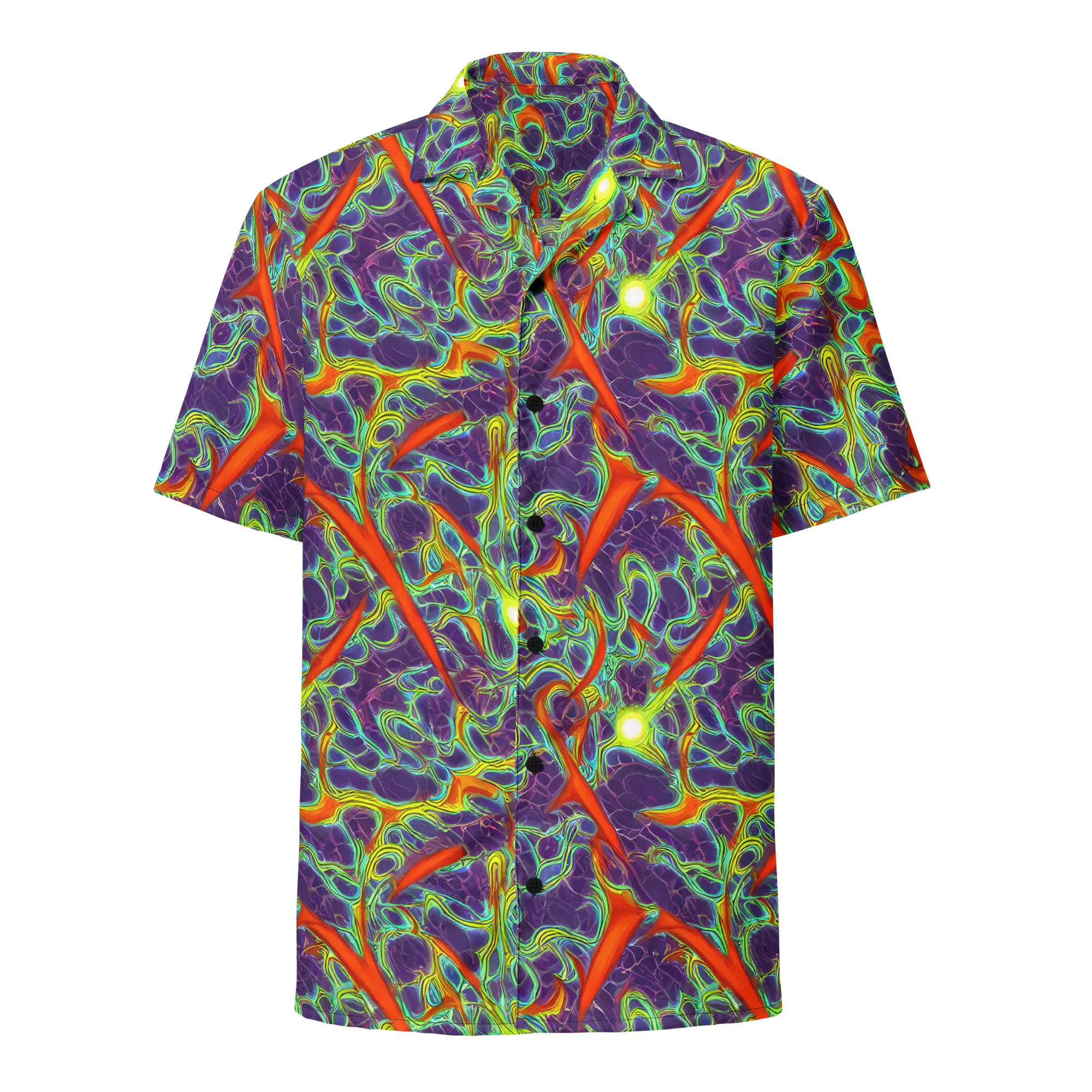 Plasma Maze on Button Shirt — Front