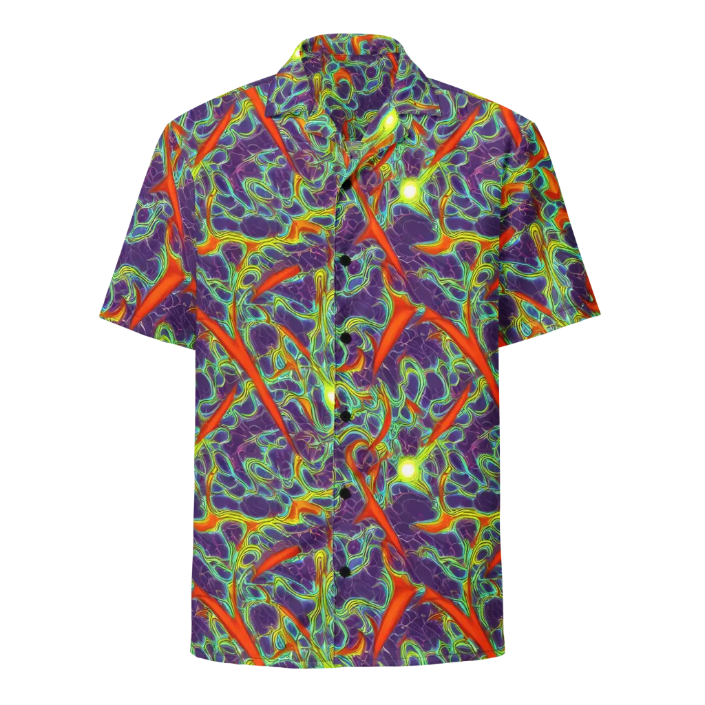 Plasma Maze on Button Shirt — Front