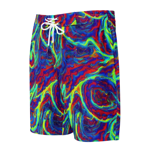 Voltage Marbling on a Men's Board Shorts