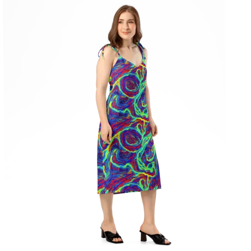 Voltage Marbling on a Slip Dress