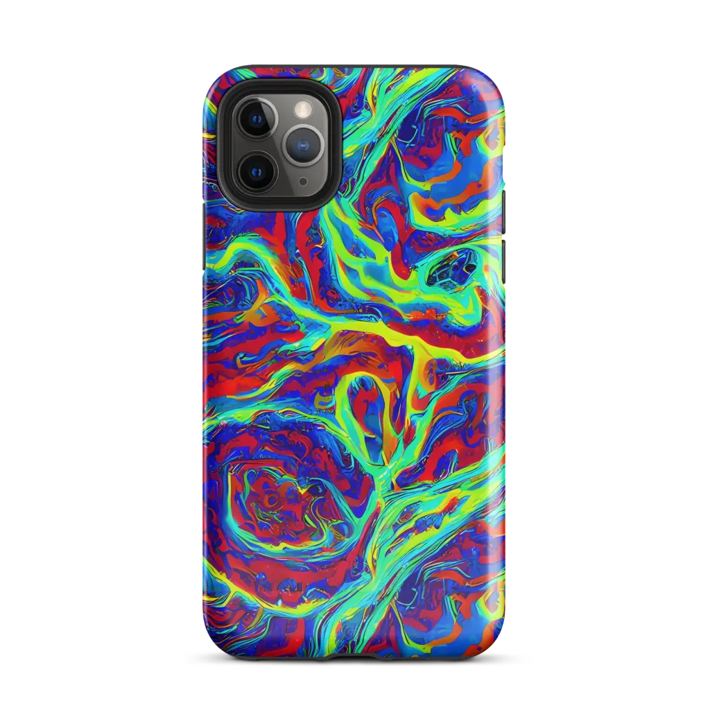 Voltage Marbling on Tough Case for iPhone® — Front
